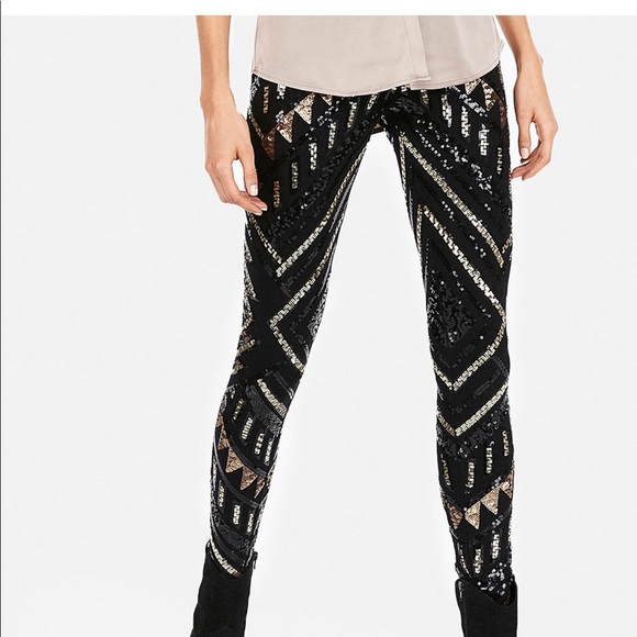 sequin pants express